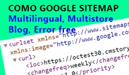 Como Google Sitemap XML generator with settings