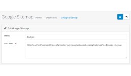 Google Sitemap Opencart 4